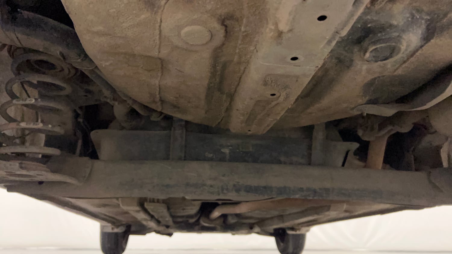 Used 2019 Hyundai Grand i10 Sportz 1.2 Kappa VTVT Petrol Manual extra REAR UNDERBODY VIEW (TAKEN FROM REAR)