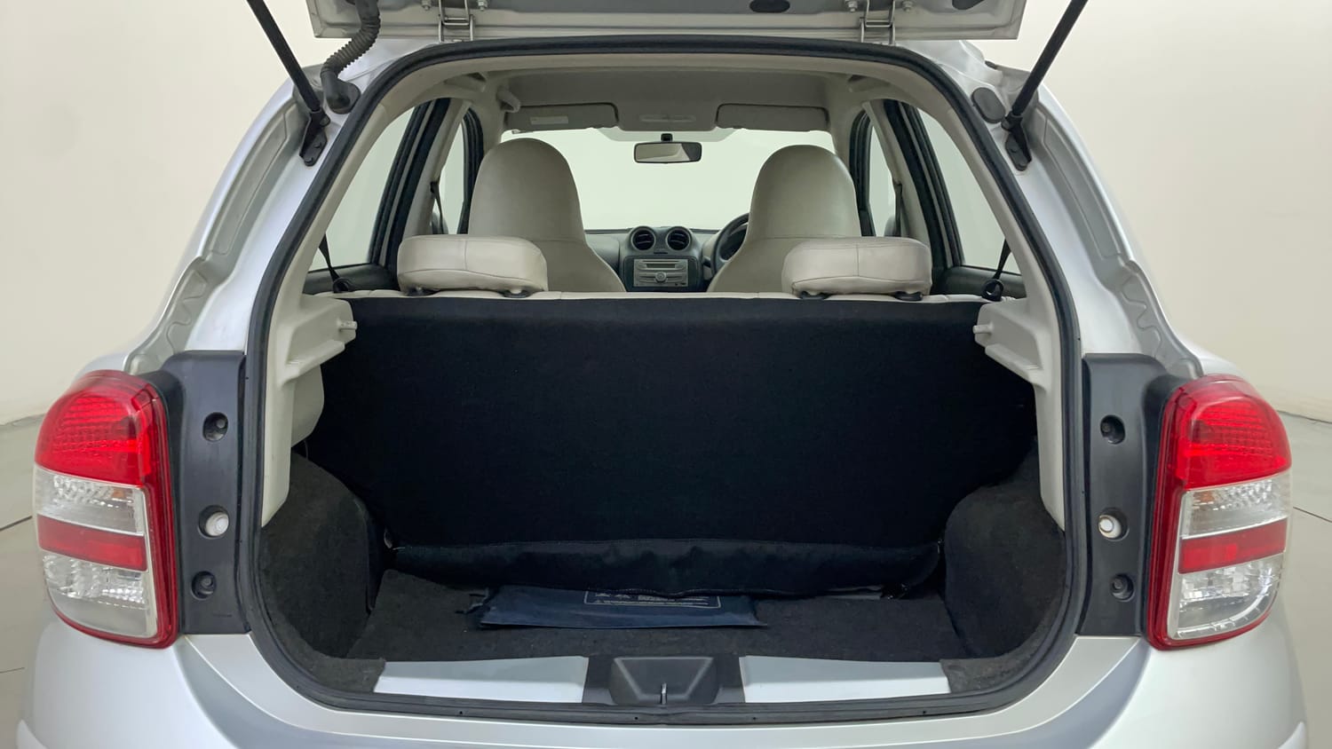 Used 2016 Nissan Micra Active XV Safety Pack Petrol Manual interior DICKY INSIDE VIEW