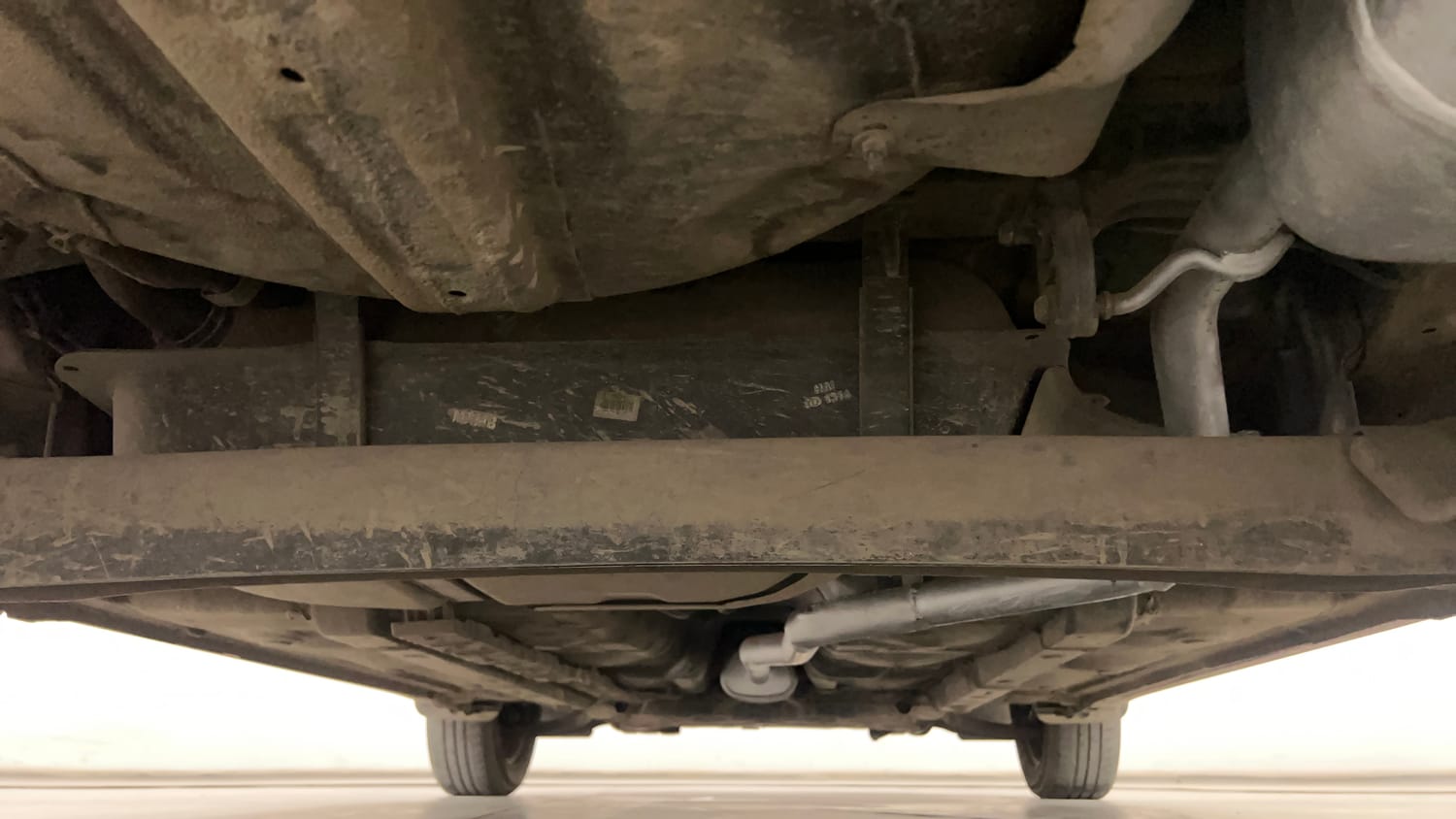 Used 2017 Hyundai Grand i10 Sportz (O) 1.2 Kappa VTVT Petrol Manual extra REAR UNDERBODY VIEW (TAKEN FROM REAR)