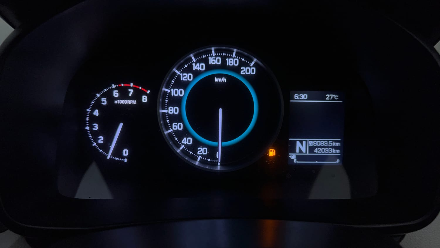 Used 2018 Maruti Suzuki Ignis [2017-2020] Zeta AMT Petrol Dual Tone Petrol Automatic interior CLUSTERMETER VIEW