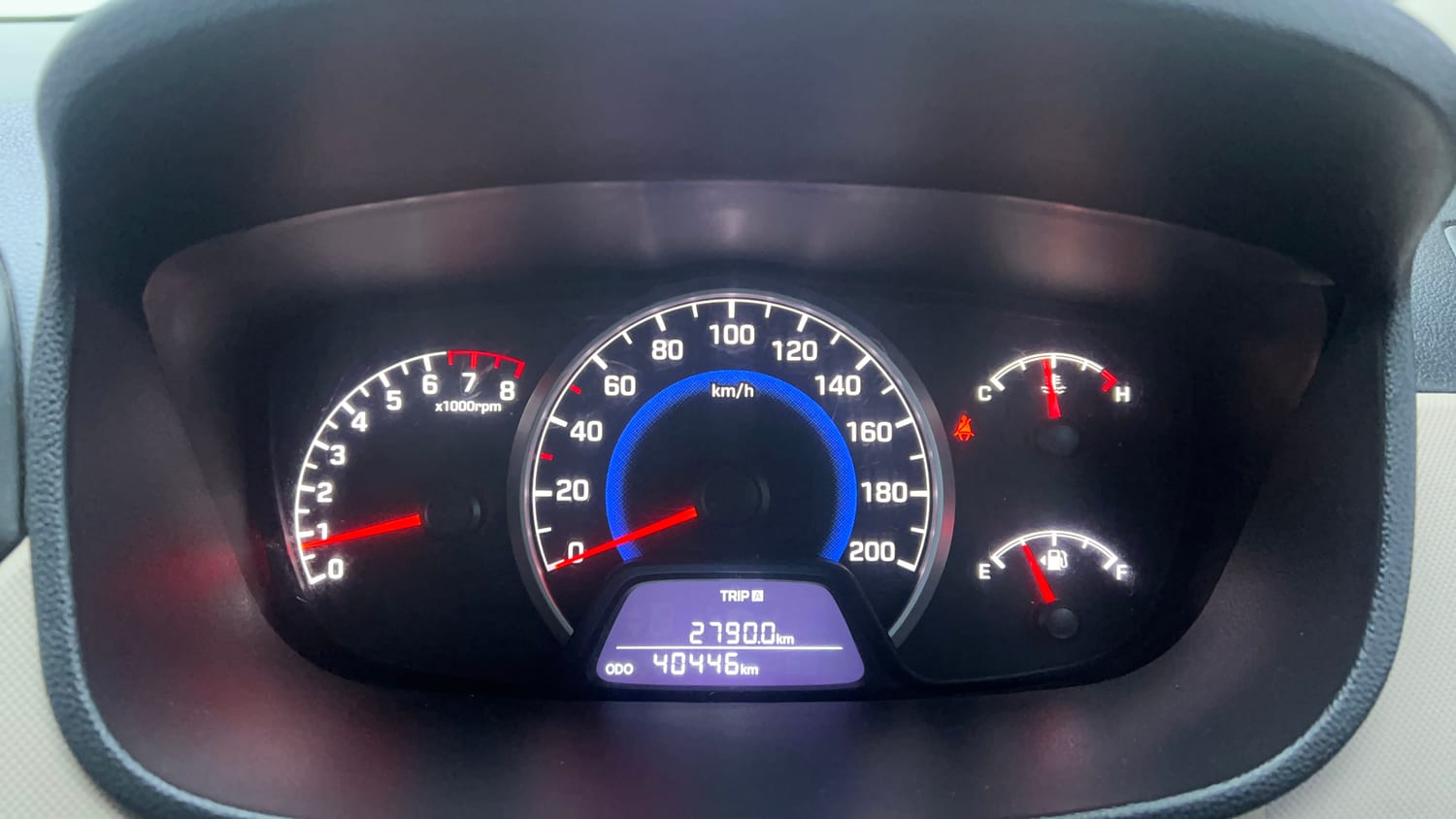Used 2019 Hyundai Grand i10 Sportz 1.2 Kappa VTVT Petrol Manual interior CLUSTERMETER VIEW