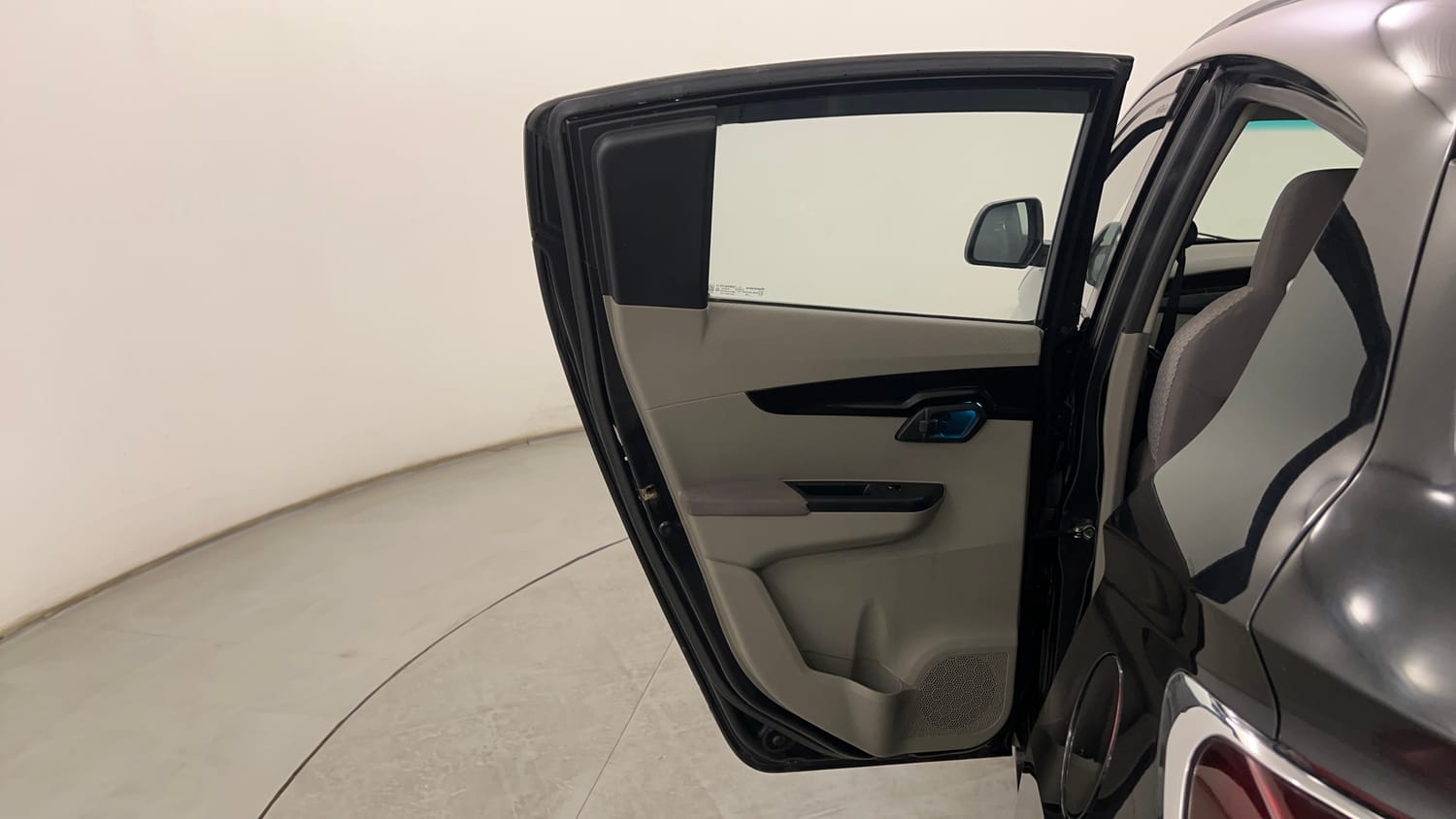 Used 2016 Mahindra KUV100 K6 6 STR Petrol Manual interior LEFT REAR DOOR OPEN VIEW