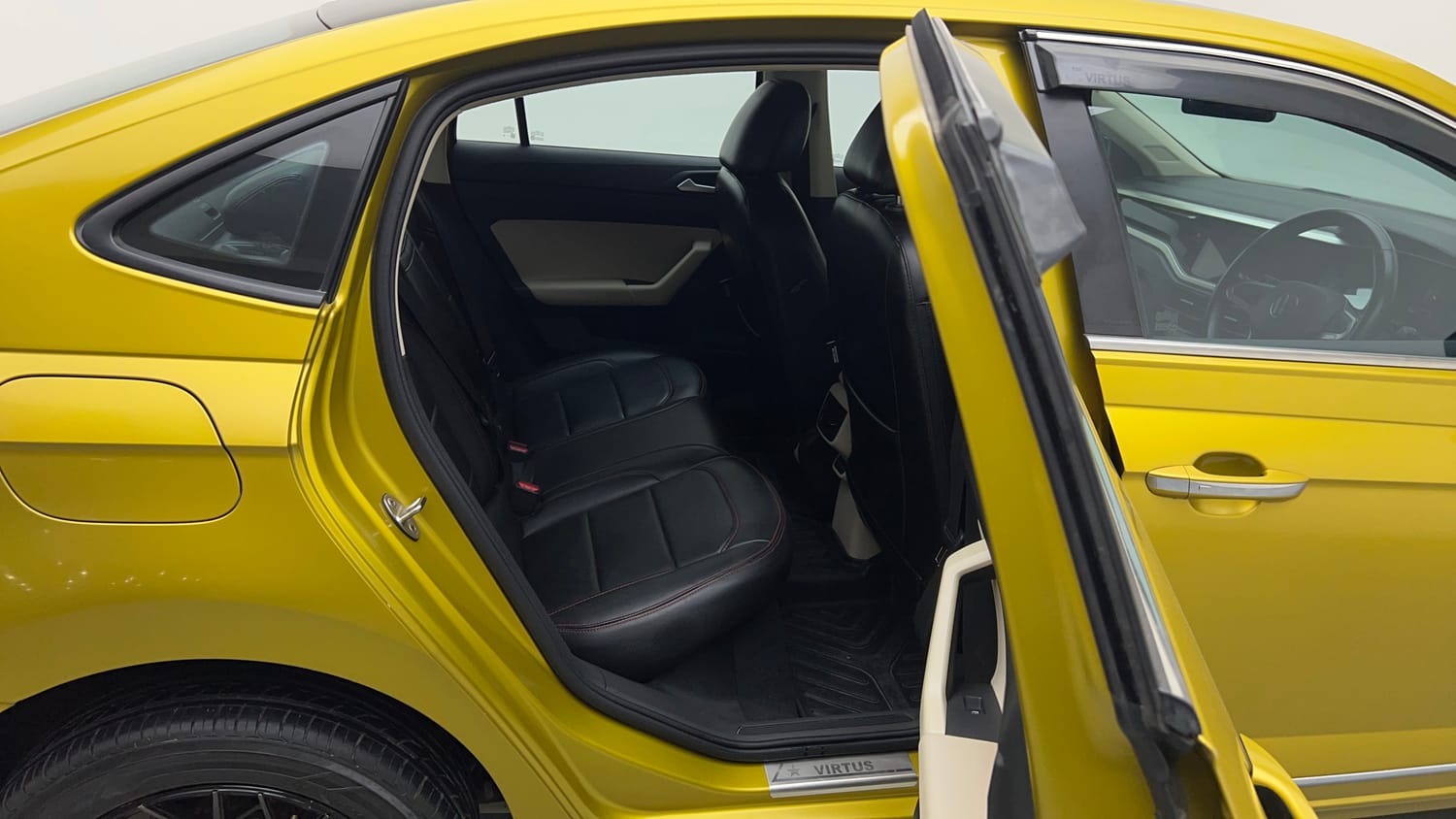 Used 2023 Volkswagen Virtus Highline 1.0 TSI AT Petrol Automatic interior RIGHT SIDE REAR DOOR CABIN VIEW