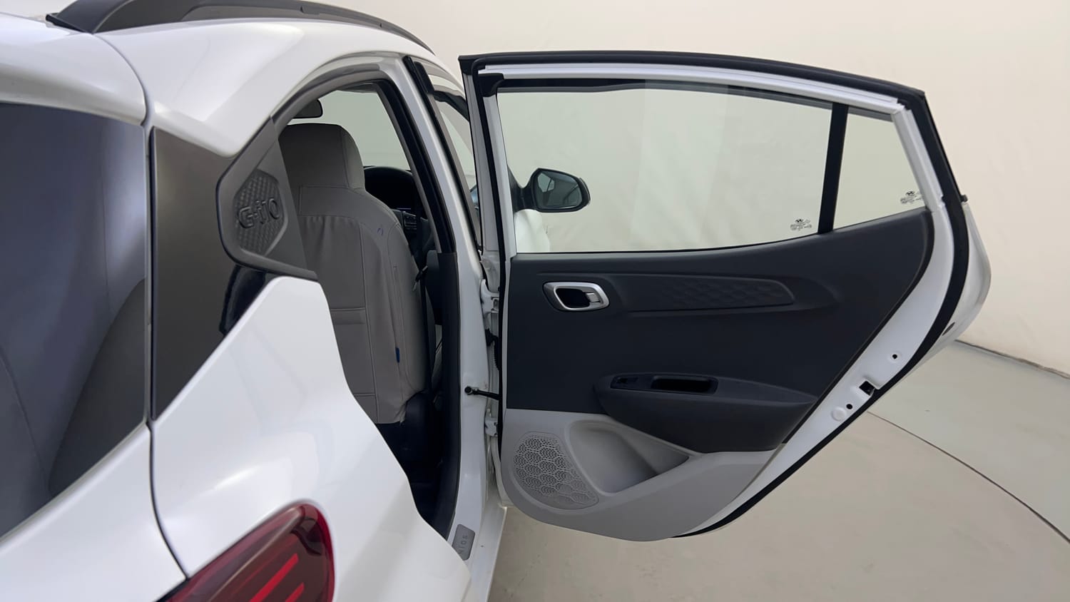 Used 2023 Hyundai Grand i10 Nios Sportz 1.2 Kappa VTVT Petrol Manual interior RIGHT REAR DOOR OPEN VIEW