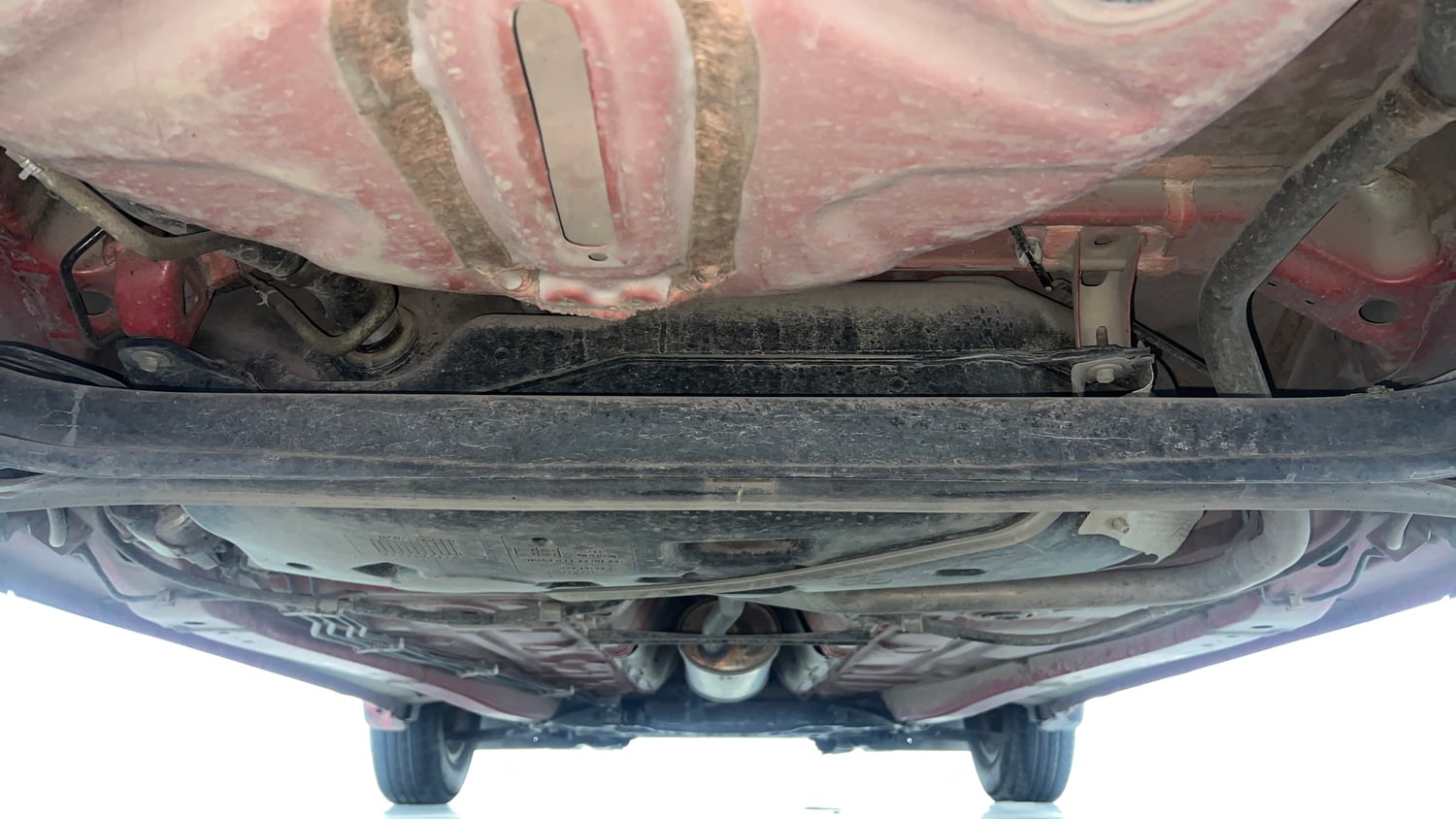 Used 2020 Maruti Suzuki Swift VXi AMT Petrol Automatic extra REAR UNDERBODY VIEW (TAKEN FROM REAR)