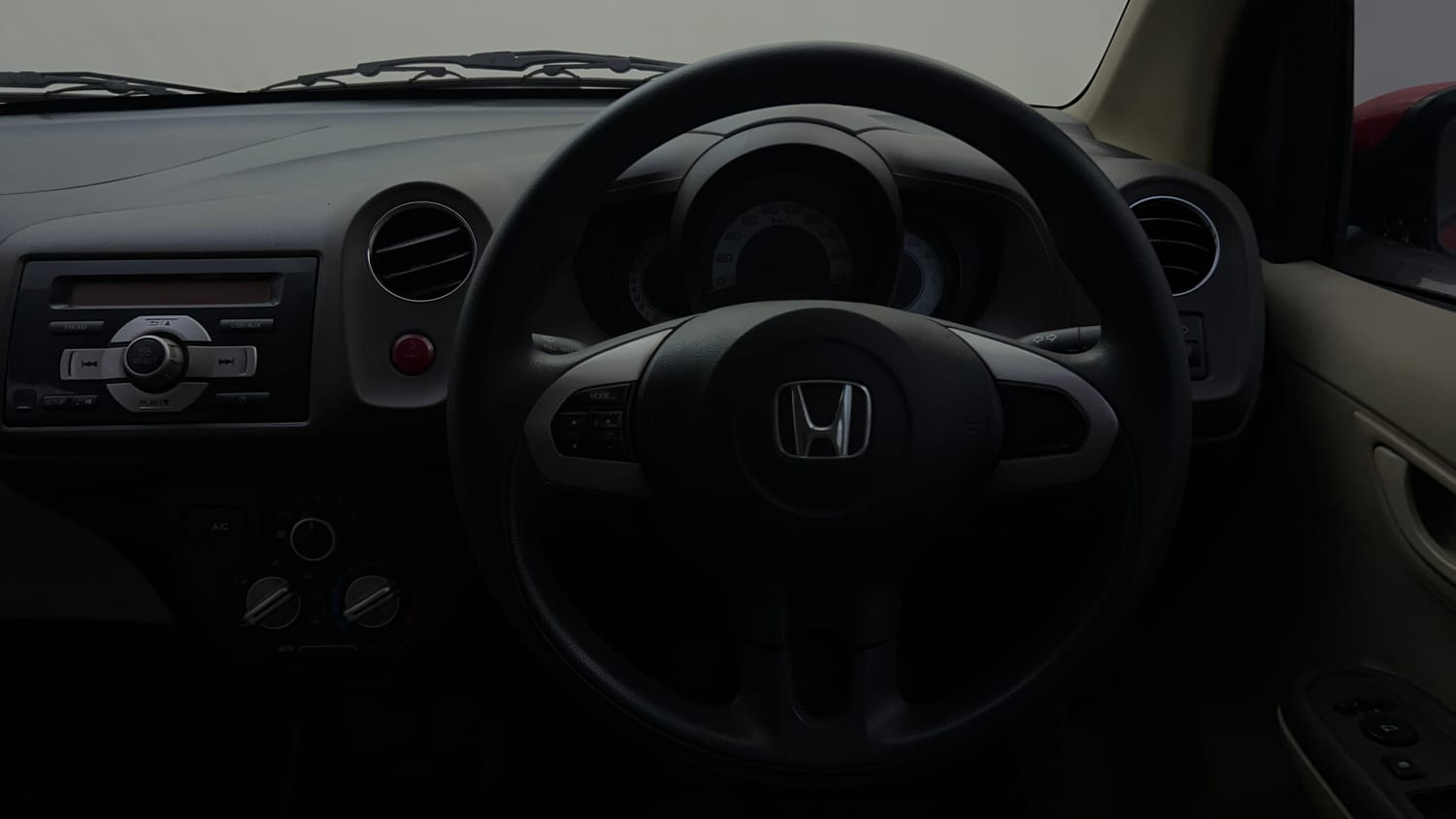 Used 2013 Honda Brio S MT Petrol Manual interior STEERING VIEW