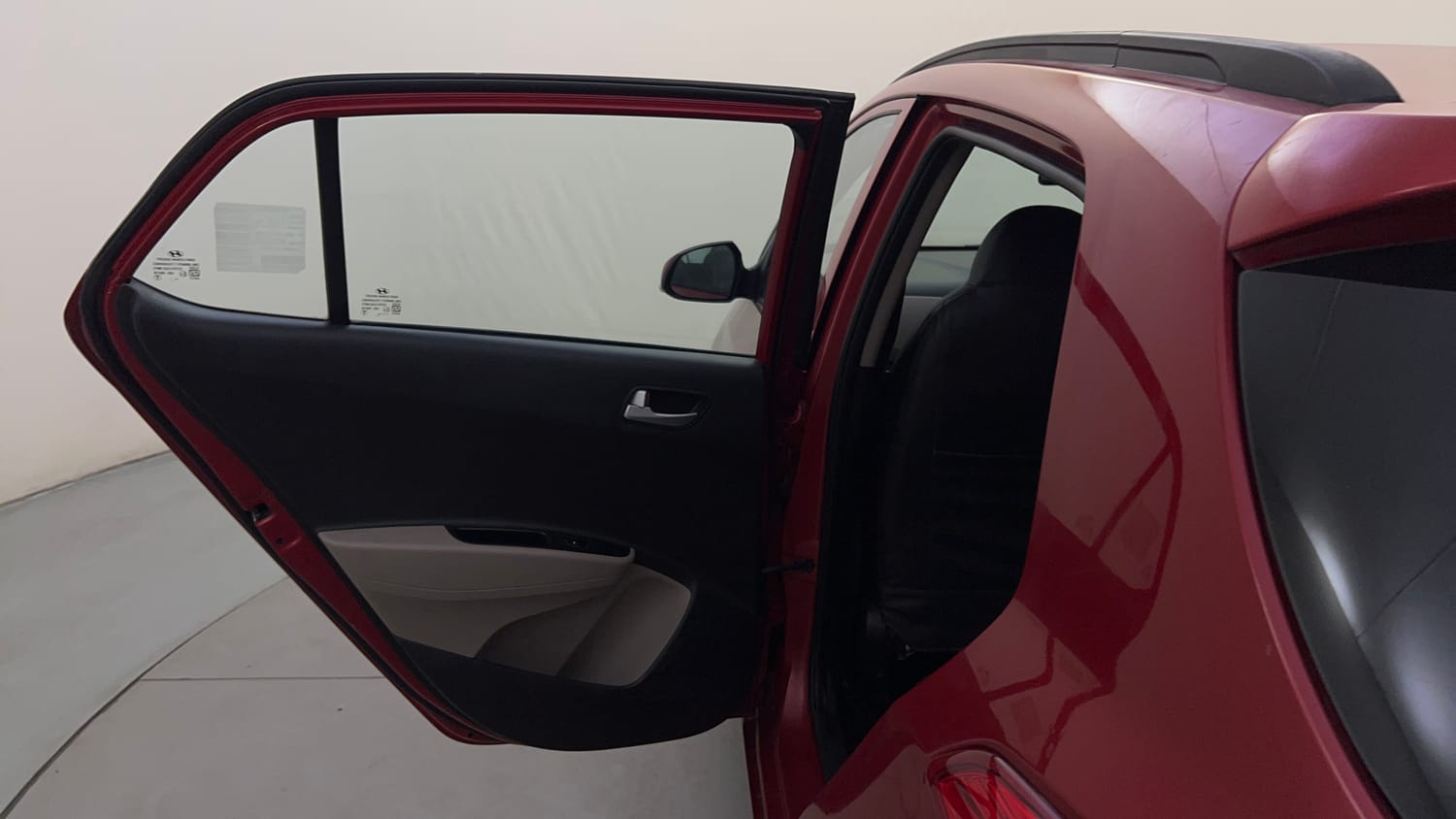 Used 2019 Hyundai Grand i10 Sportz 1.2 Kappa VTVT Petrol Manual interior LEFT REAR DOOR OPEN VIEW