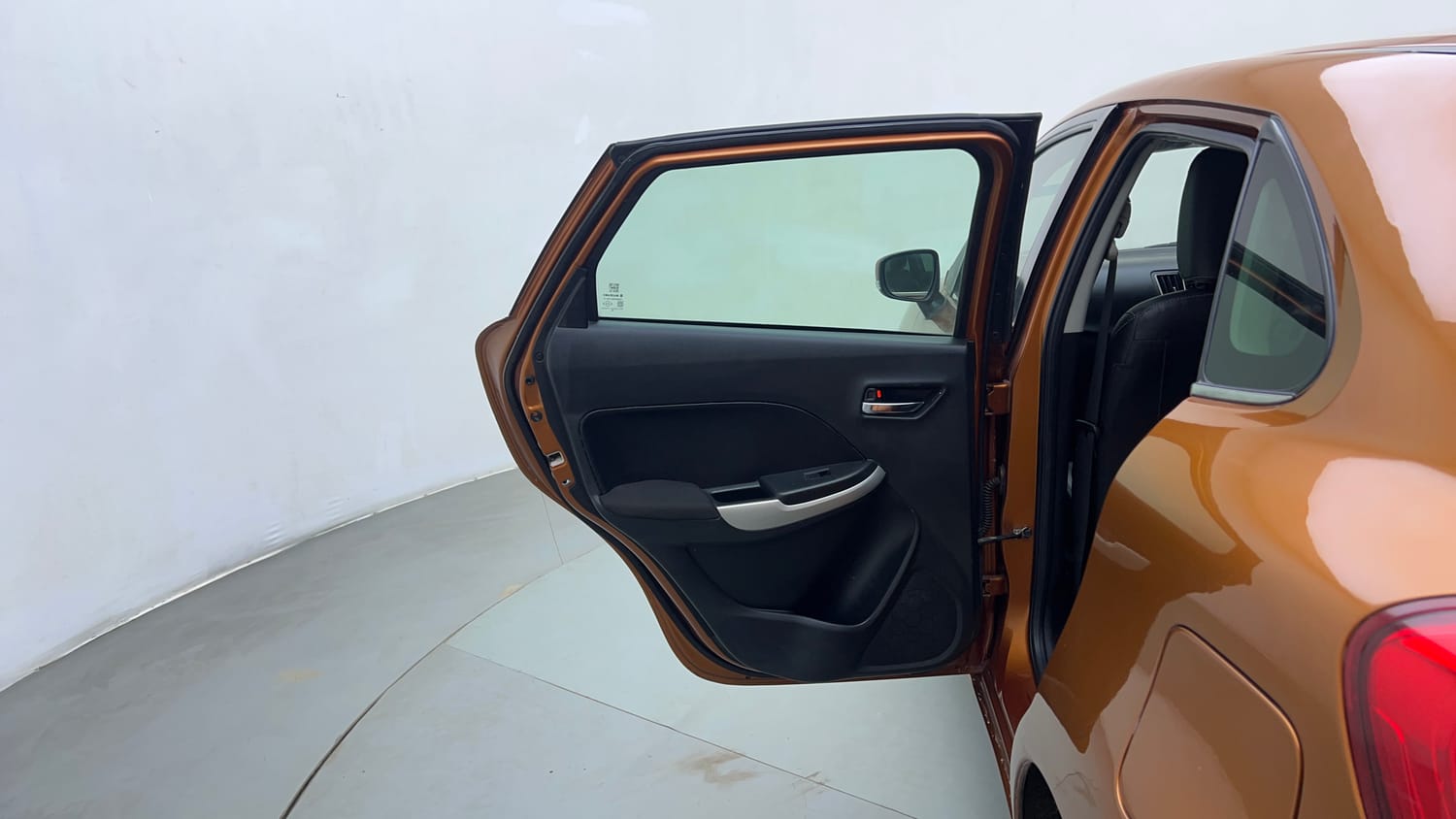 Used 2018 Maruti Suzuki Baleno Alpha 1.2 Petrol Manual interior LEFT REAR DOOR OPEN VIEW