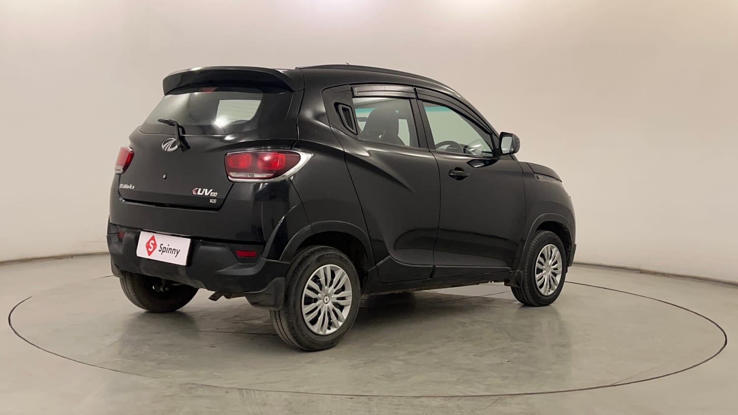 Used 2016 Mahindra KUV100 K6 6 STR Petrol Manual exterior RIGHT REAR CORNER VIEW
