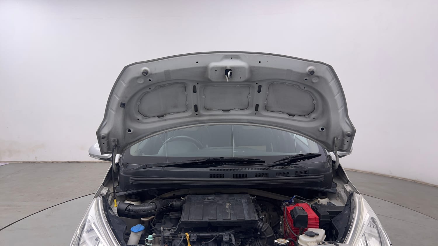 Used 2018 Hyundai Grand i10 Sportz 1.2 Kappa VTVT Petrol Manual engine ENGINE & BONNET OPEN FRONT VIEW