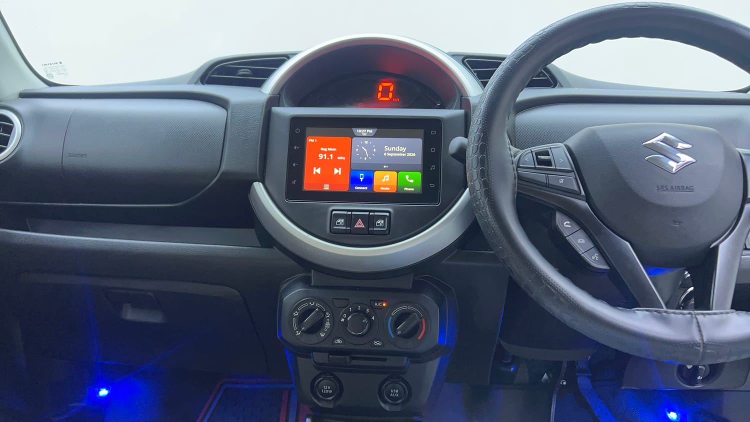 Used 2026 Maruti Suzuki S-Presso VXi Plus (O) AMT Petrol Automatic interior MUSIC SYSTEM & AC CONTROL VIEW