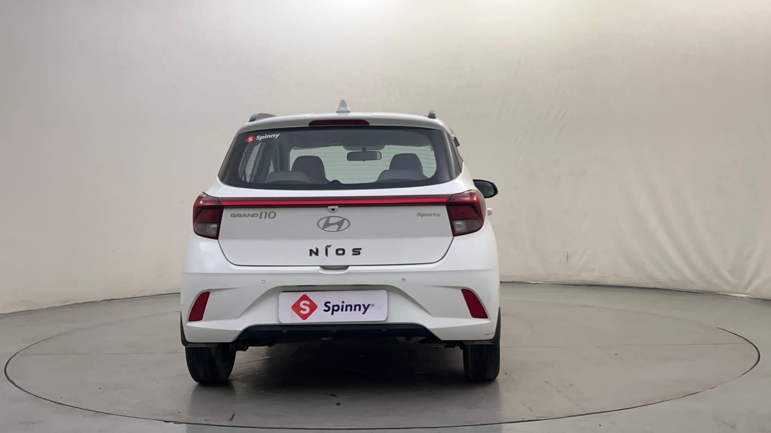 Used 2023 Hyundai Grand i10 Nios Sportz 1.2 Kappa VTVT Petrol Manual exterior BACK VIEW