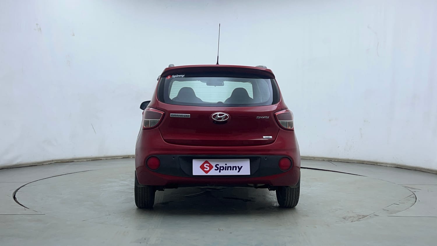 Used 2019 Hyundai Grand i10 Sportz 1.2 Kappa VTVT Petrol Manual exterior BACK VIEW
