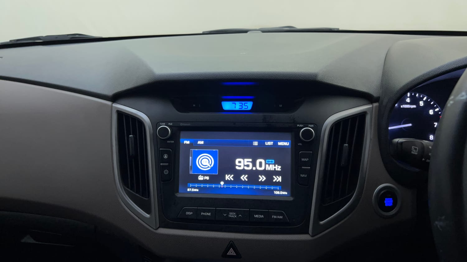 Used 2016 Hyundai Creta 1.6 SX Plus AT Petrol Petrol Automatic top_features Touch screen infotainment system