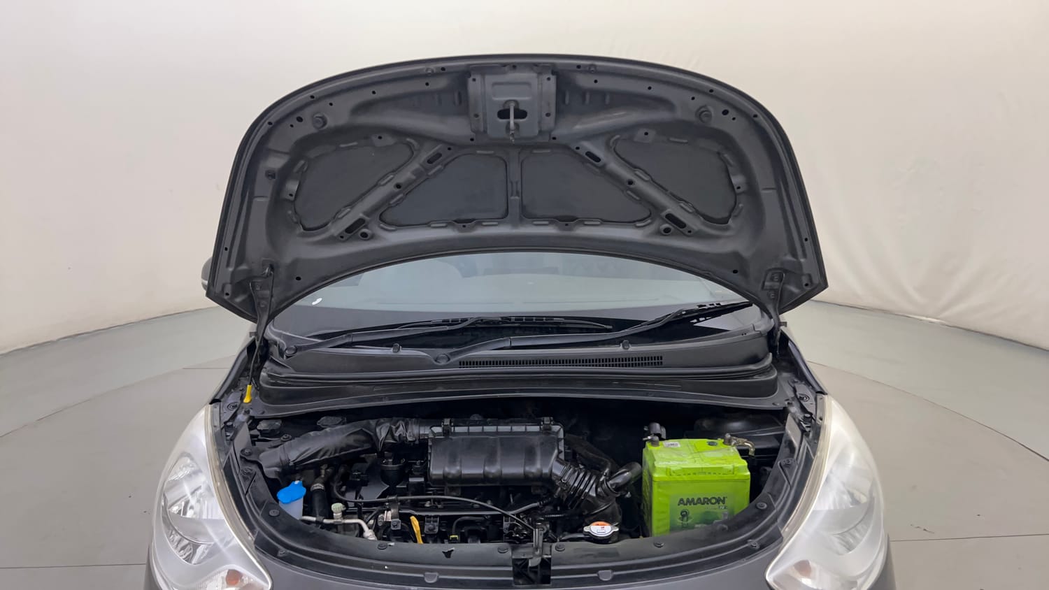 Used 2013 Hyundai i10 Magna 1.2 Kappa2 Petrol Manual engine ENGINE & BONNET OPEN FRONT VIEW