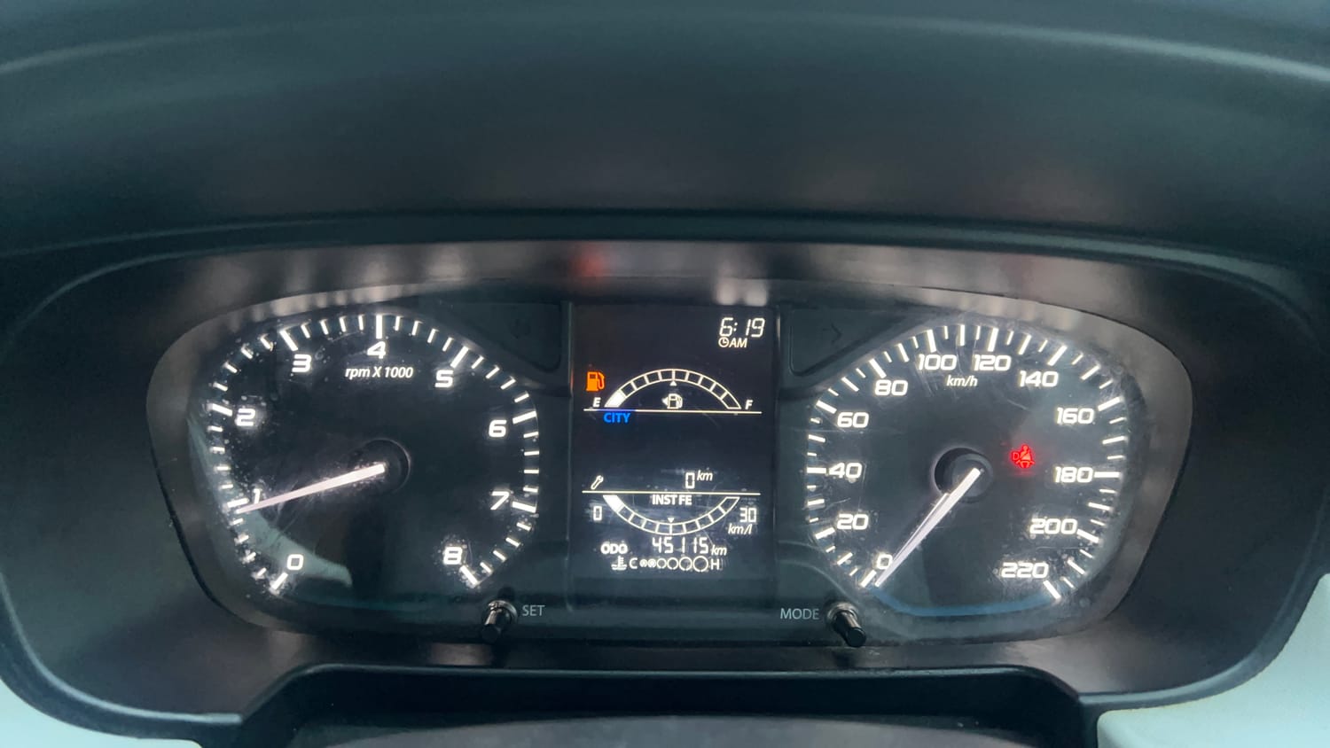 Used 2022 Tata Punch Pure MT Petrol Manual interior CLUSTERMETER VIEW
