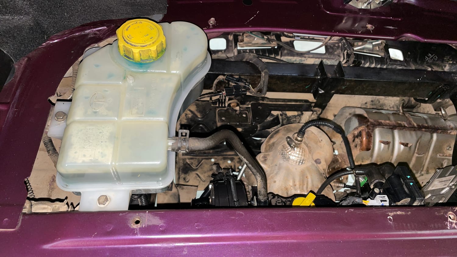 Used 2015 Tata Nano Twist XTA Petrol Automatic engine ENGINE RIGHT SIDE VIEW