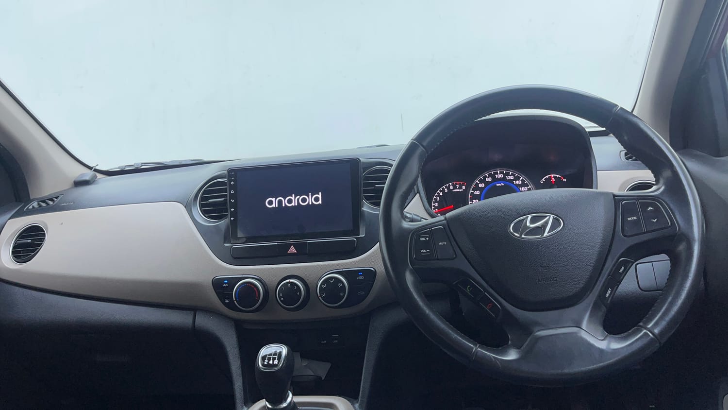 Used 2016 Hyundai Grand i10 Asta 1.2 Kappa VTVT Petrol Manual interior DASHBOARD VIEW
