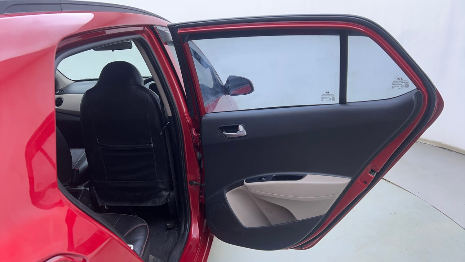 Used 2019 Hyundai Grand i10 Sportz 1.2 Kappa VTVT Petrol Manual interior RIGHT REAR DOOR OPEN VIEW