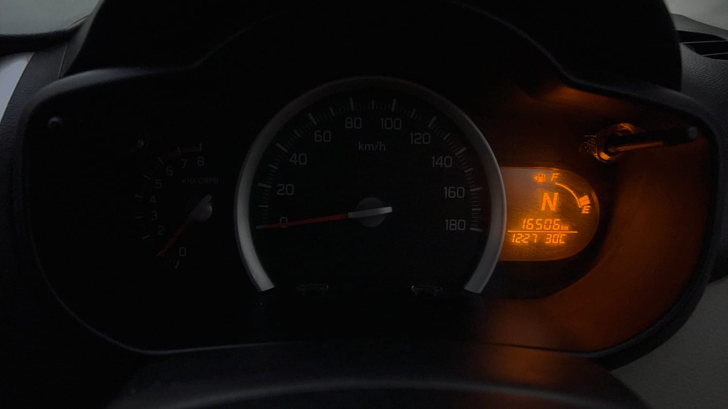 Used 2016 Maruti Suzuki Celerio ZXi AMT Petrol Automatic interior CLUSTERMETER VIEW