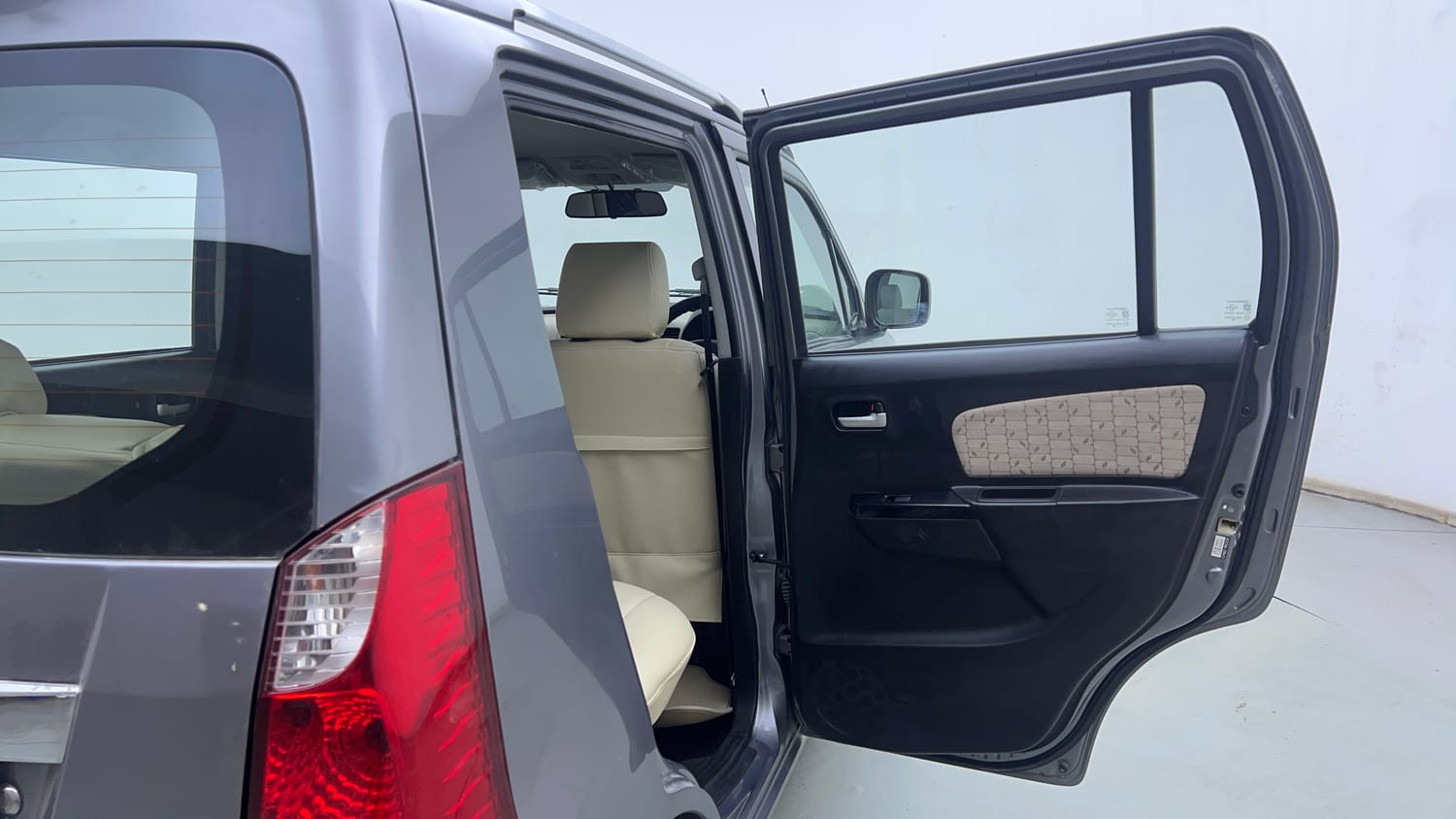 Used 2017 Maruti Suzuki Wagon R 1.0 VXI AMT Petrol Automatic interior RIGHT REAR DOOR OPEN VIEW