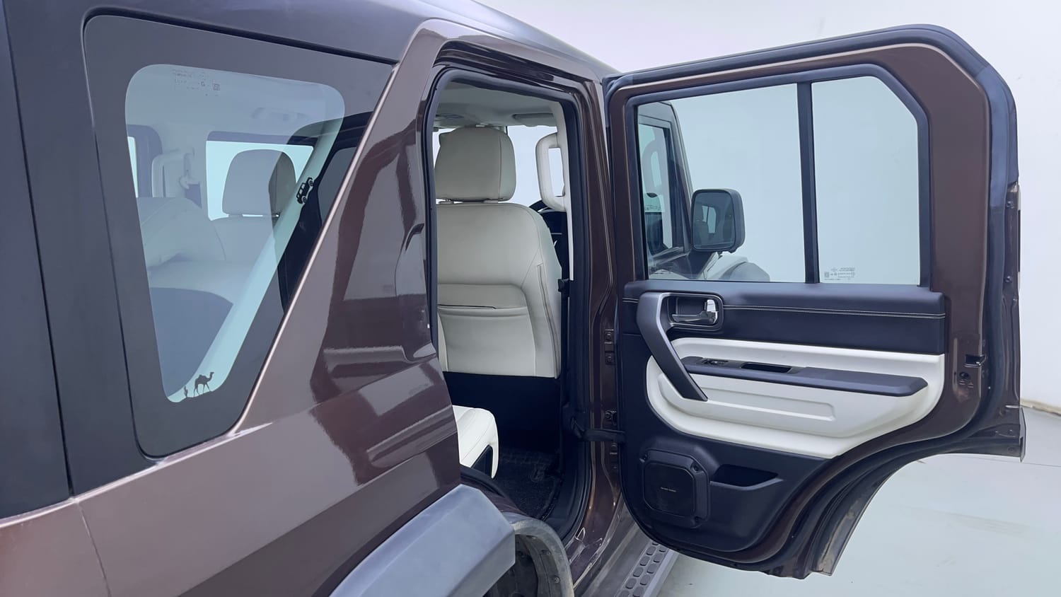 Used 2024 Mahindra Thar Roxx AX7 L Diesel AT 2WD Diesel Automatic interior RIGHT REAR DOOR OPEN VIEW