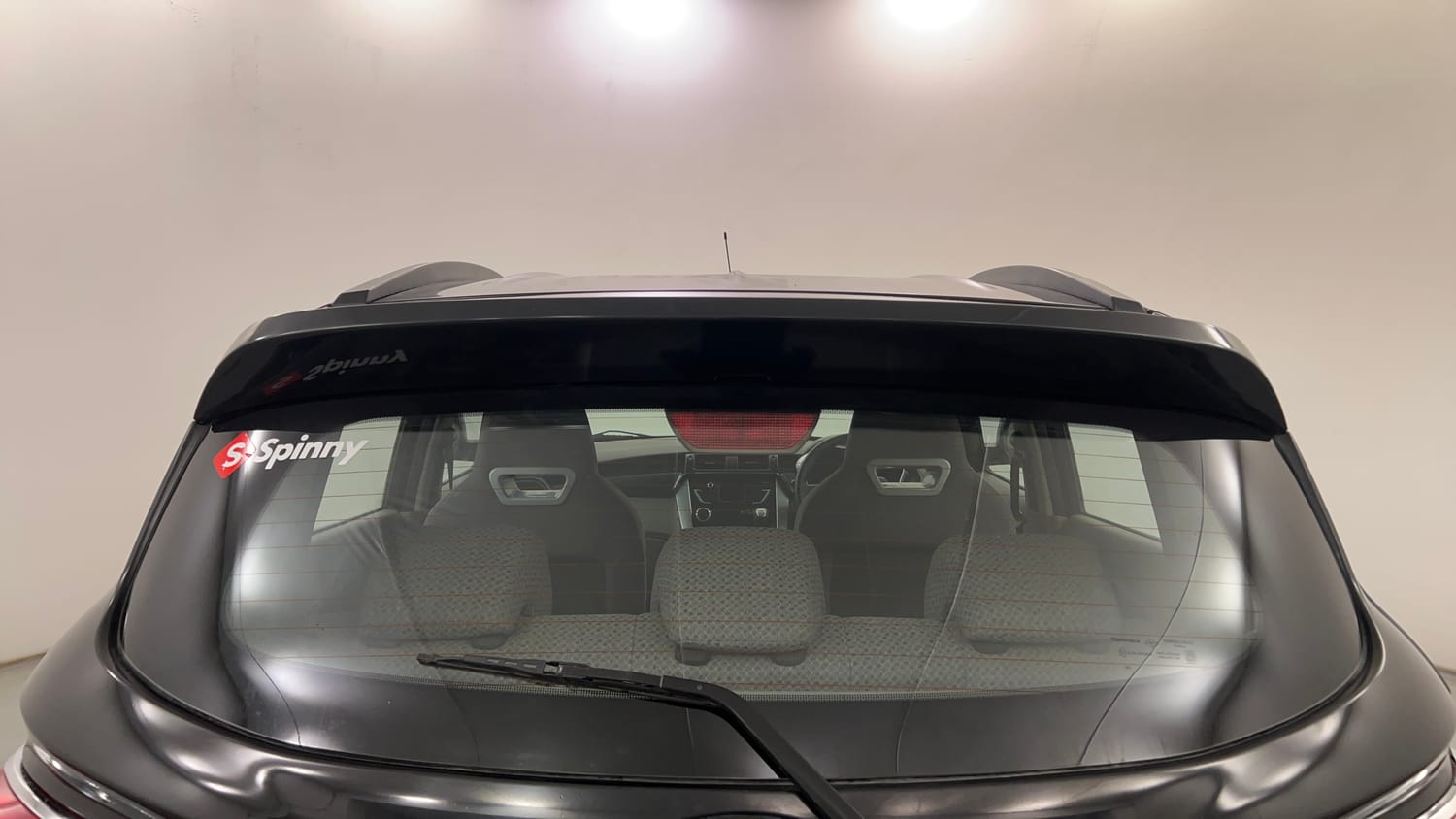 Used 2016 Mahindra KUV100 K6 6 STR Petrol Manual exterior BACK WINDSHIELD VIEW