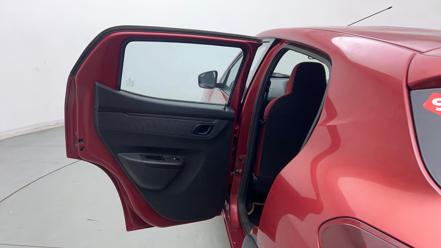 Used 2021 Renault Kwid RXT 1.0 Opt Petrol Manual interior LEFT REAR DOOR OPEN VIEW