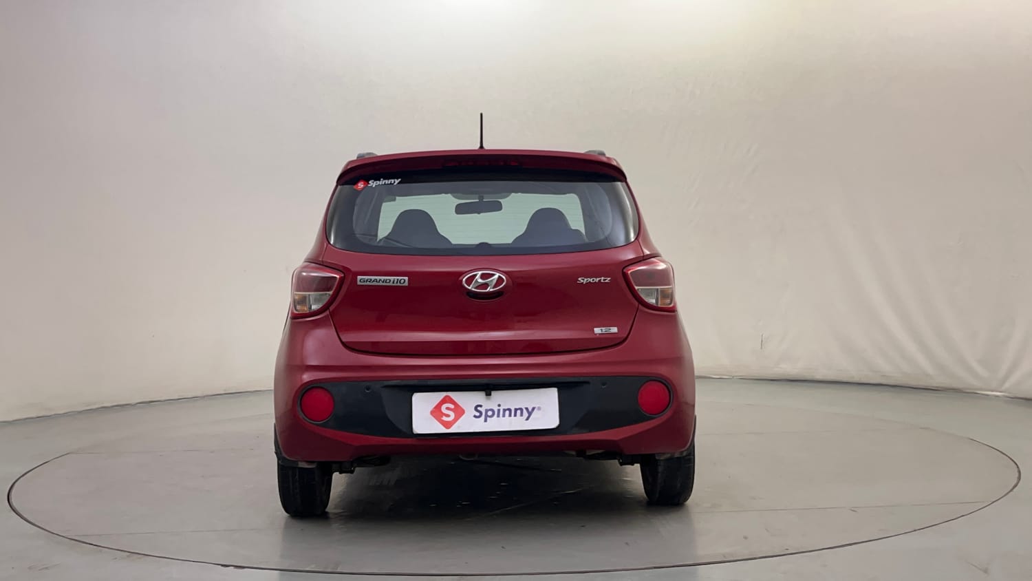 Used 2019 Hyundai Grand i10 Sportz 1.2 Kappa VTVT Petrol Manual exterior BACK VIEW