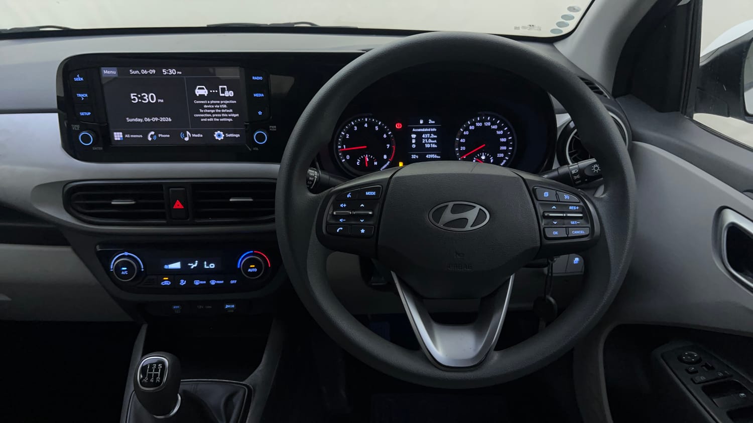 Used 2023 Hyundai Grand i10 Nios Sportz 1.2 Kappa VTVT Petrol Manual interior STEERING VIEW
