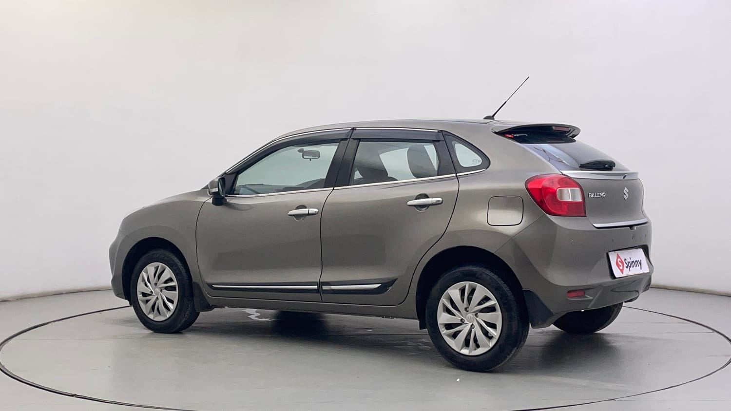Used 2021 Maruti Suzuki Baleno Delta Petrol Manual exterior LEFT REAR CORNER VIEW