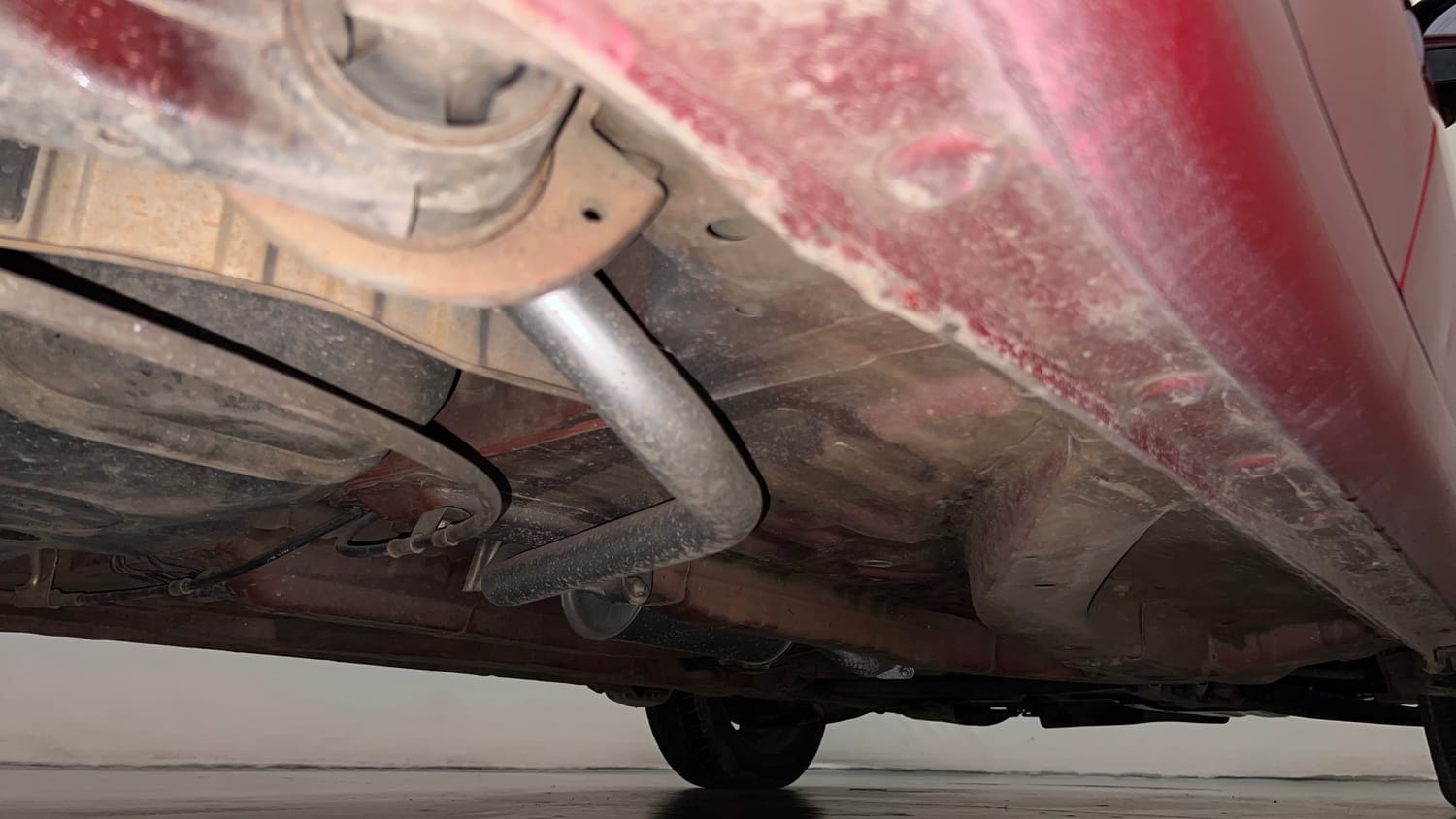 Used 2013 Honda Brio S MT Petrol Manual extra REAR RIGHT UNDERBODY VIEW