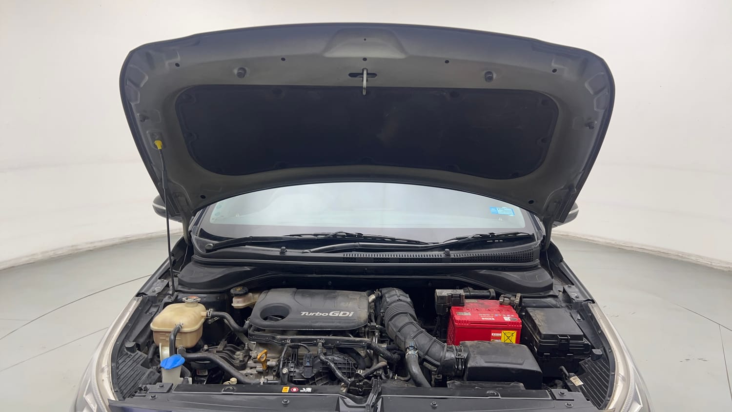 Used 2021 Hyundai Verna SX (O) 1.0 Turbo DCT Petrol Automatic engine ENGINE & BONNET OPEN FRONT VIEW