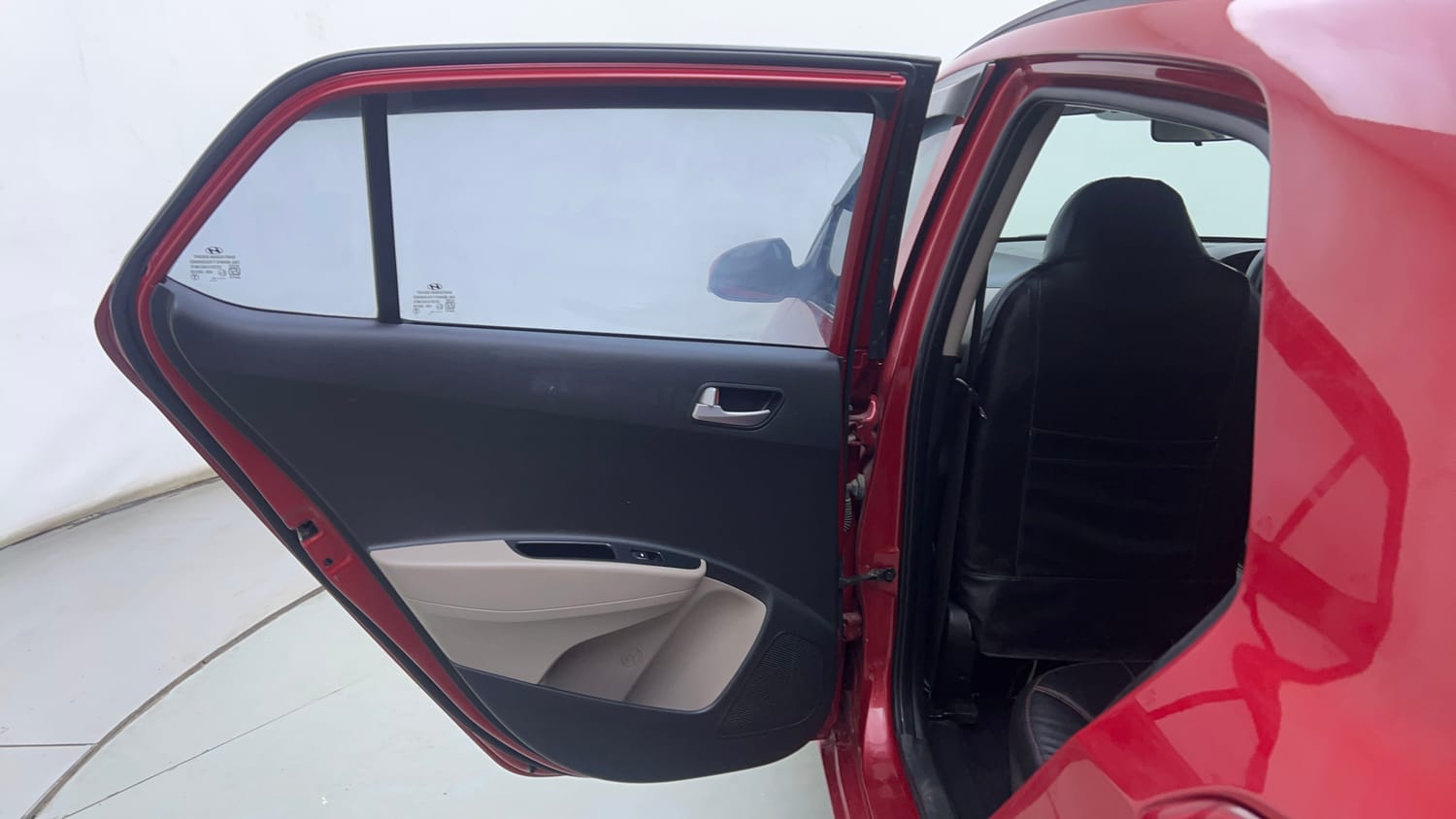 Used 2019 Hyundai Grand i10 Sportz 1.2 Kappa VTVT Petrol Manual interior LEFT REAR DOOR OPEN VIEW
