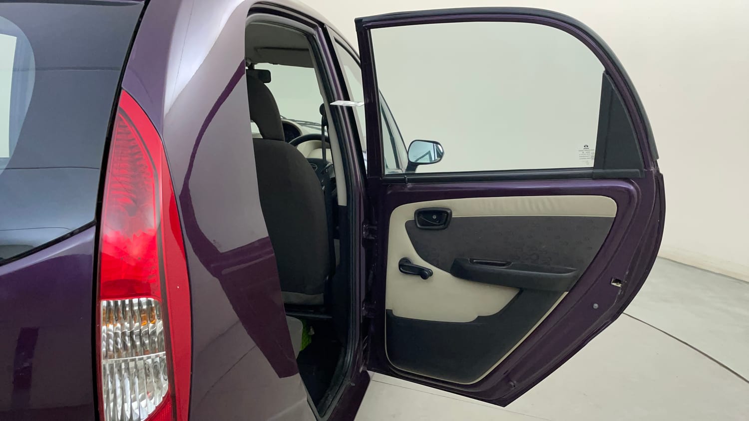 Used 2015 Tata Nano Twist XTA Petrol Automatic interior RIGHT REAR DOOR OPEN VIEW