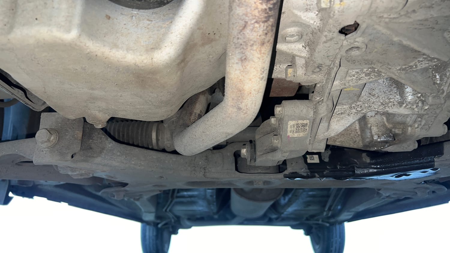 Used 2026 Maruti Suzuki S-Presso VXi Plus (O) AMT Petrol Automatic extra FRONT LEFT UNDERBODY VIEW