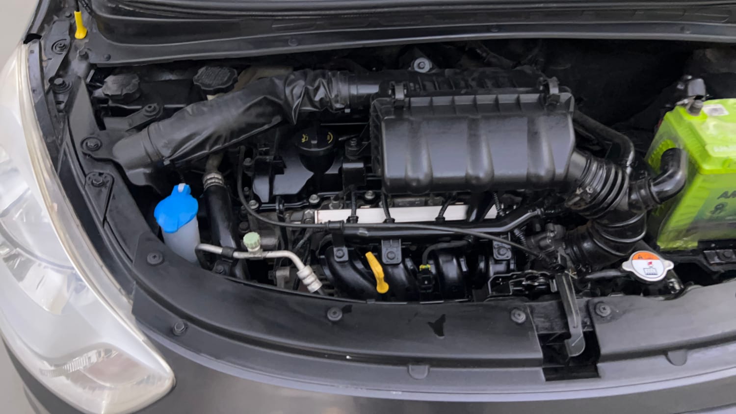 Used 2013 Hyundai i10 Magna 1.2 Kappa2 Petrol Manual engine ENGINE RIGHT SIDE VIEW