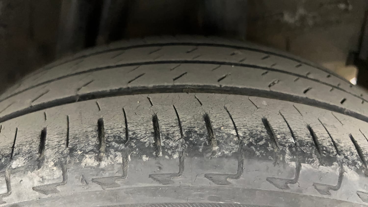 Used 2022 Honda City ZX CVT Petrol Petrol Automatic tyres LEFT REAR TYRE TREAD VIEW