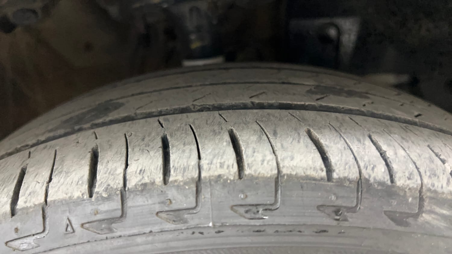 Used 2022 Honda City ZX CVT Petrol Petrol Automatic tyres RIGHT FRONT TYRE TREAD VIEW
