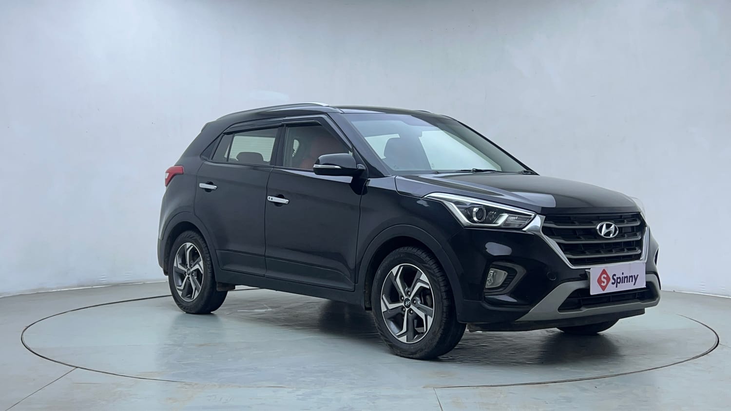 Used 2019 Hyundai Creta SX 1.6 AT Petrol Petrol Automatic exterior RIGHT FRONT CORNER VIEW