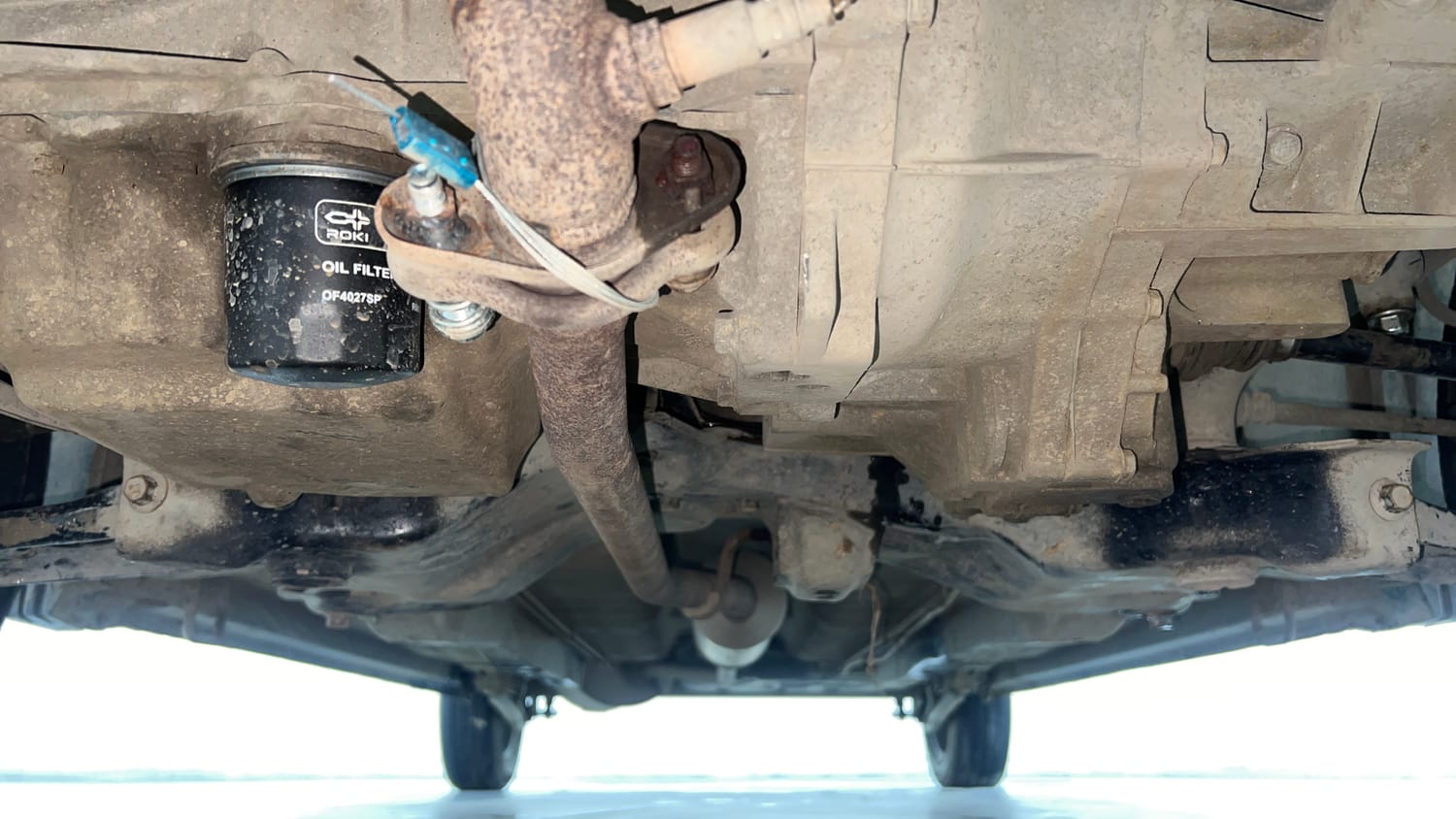 Used 2016 Maruti Suzuki Wagon R 1.0 VXI Petrol + CNG (Outside Fitted) Cng Manual extra FRONT LEFT UNDERBODY VIEW