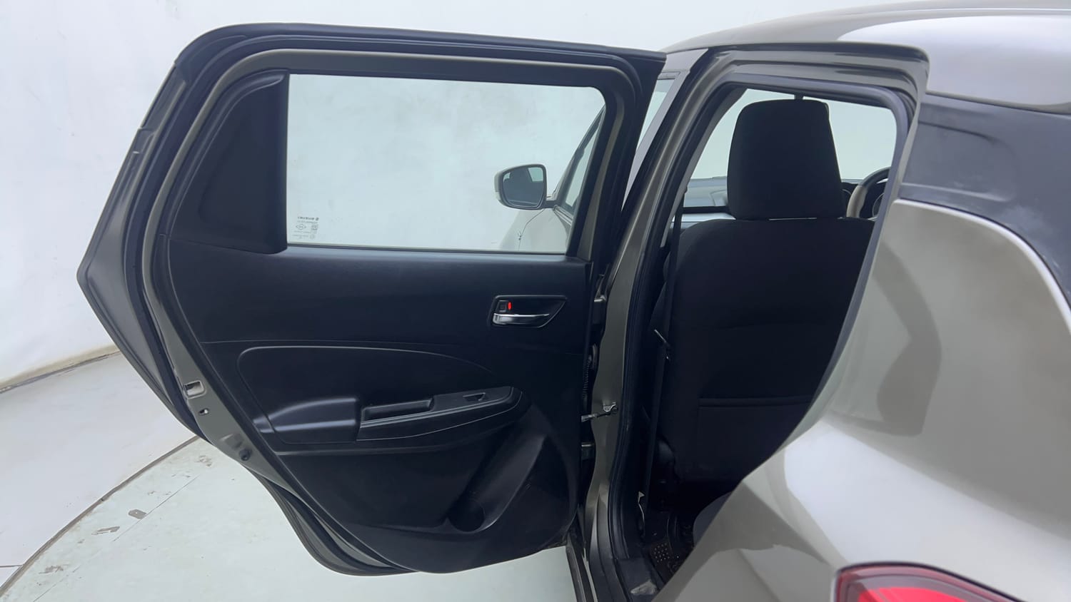 Used 2018 Maruti Suzuki Swift VDi AMT Diesel Automatic interior LEFT REAR DOOR OPEN VIEW