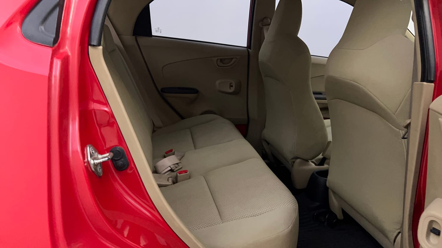Used 2013 Honda Brio S MT Petrol Manual interior RIGHT SIDE REAR DOOR CABIN VIEW