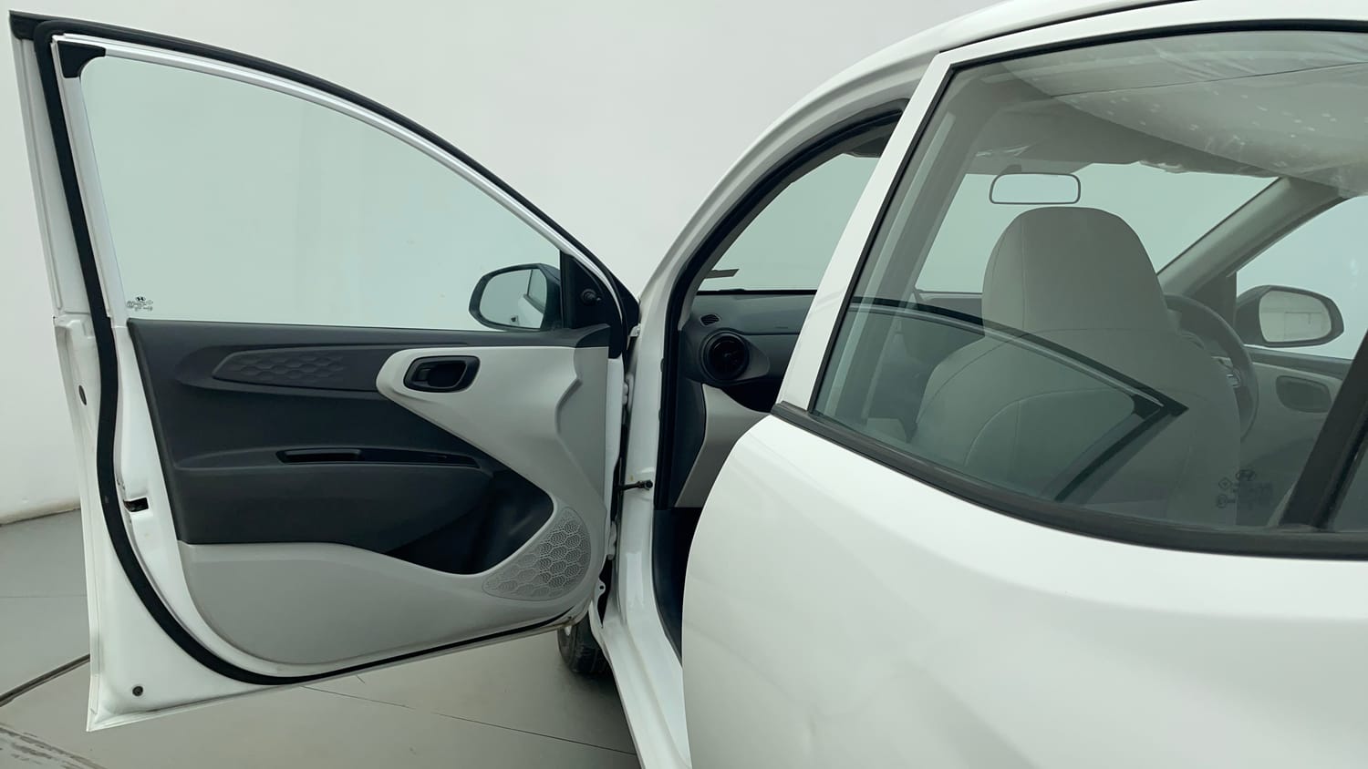 Used 2024 Hyundai Grand i10 Nios Era 1.2 Kappa Petrol Manual interior LEFT FRONT DOOR OPEN VIEW
