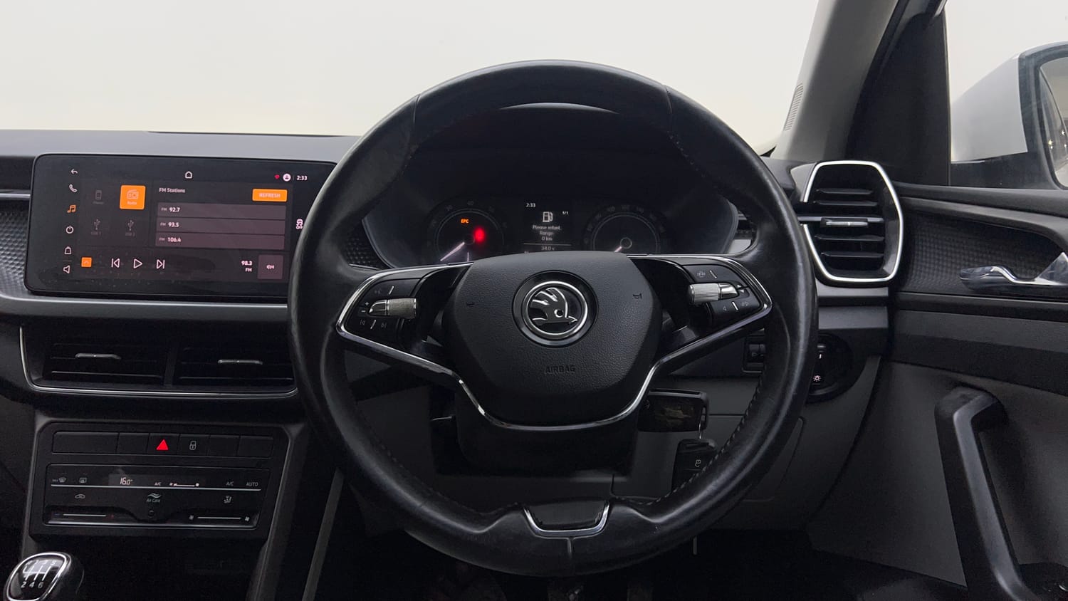 Used 2021 Skoda Kushaq Ambition 1.0L TSI MT Petrol Manual interior STEERING VIEW