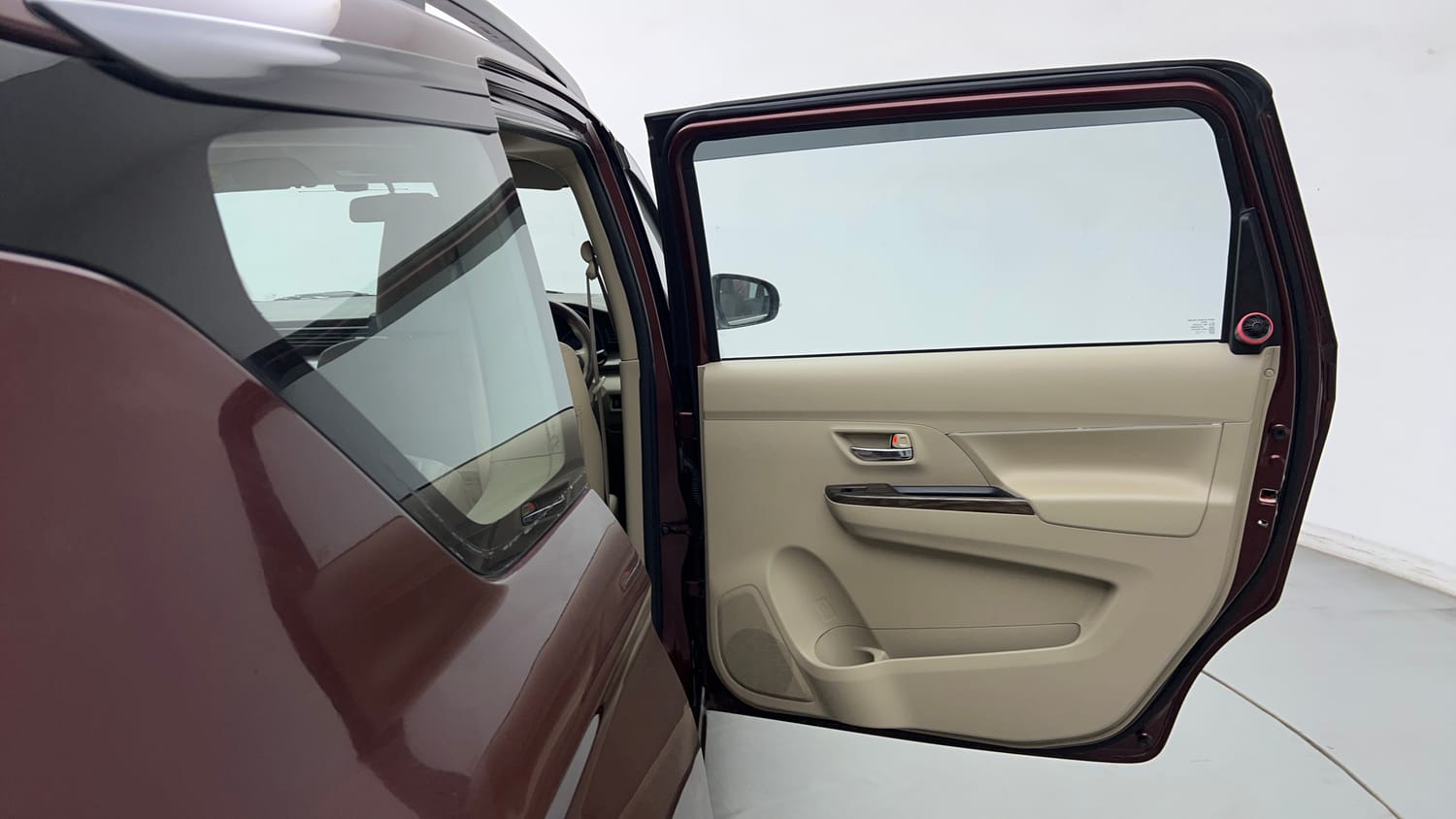 Used 2022 Maruti Suzuki New Ertiga VXi Petrol Manual interior RIGHT REAR DOOR OPEN VIEW
