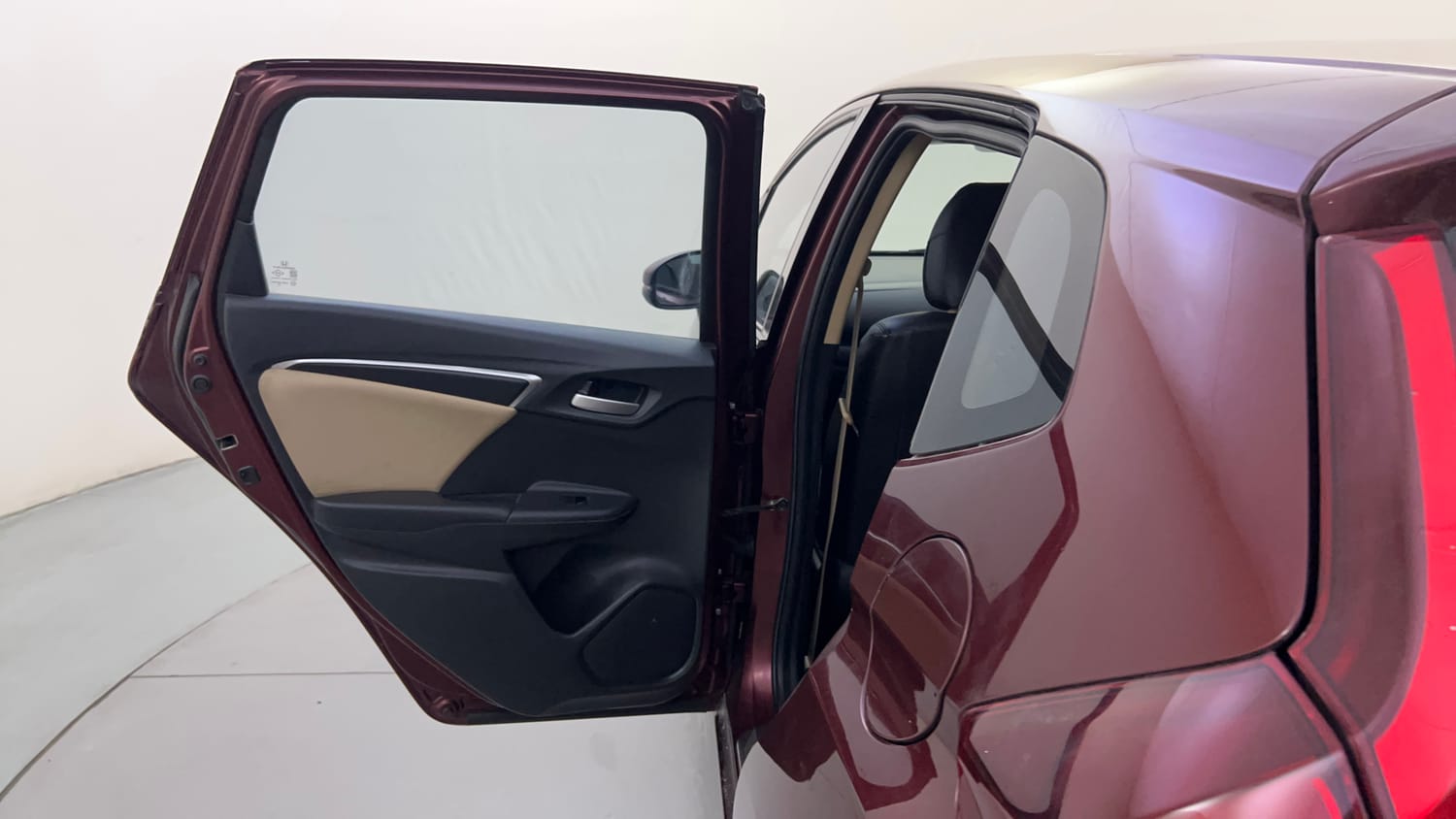 Used 2015 Honda Jazz V Petrol Petrol Manual interior LEFT REAR DOOR OPEN VIEW