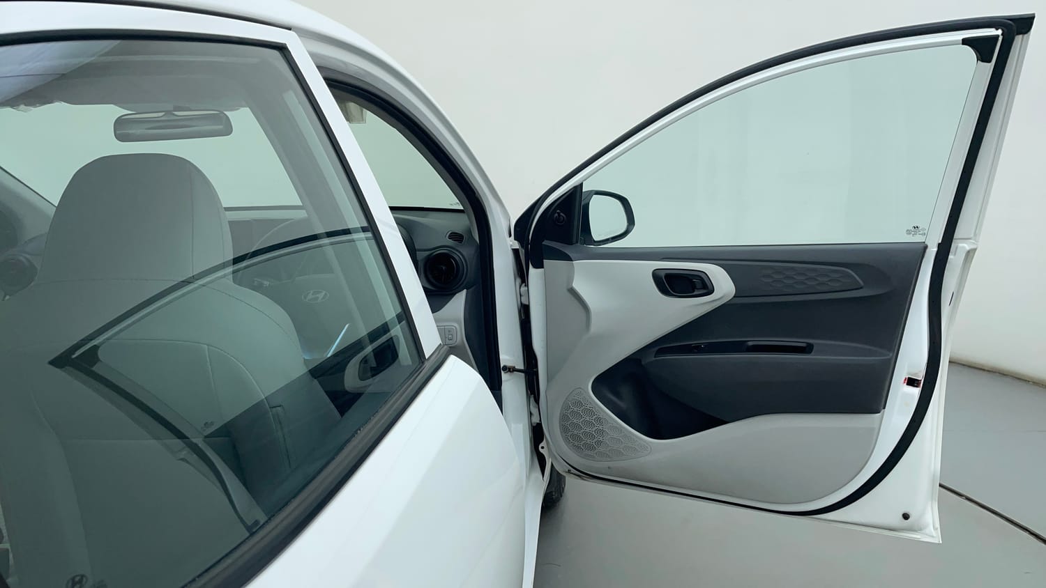 Used 2024 Hyundai Grand i10 Nios Era 1.2 Kappa Petrol Manual interior RIGHT FRONT DOOR OPEN VIEW