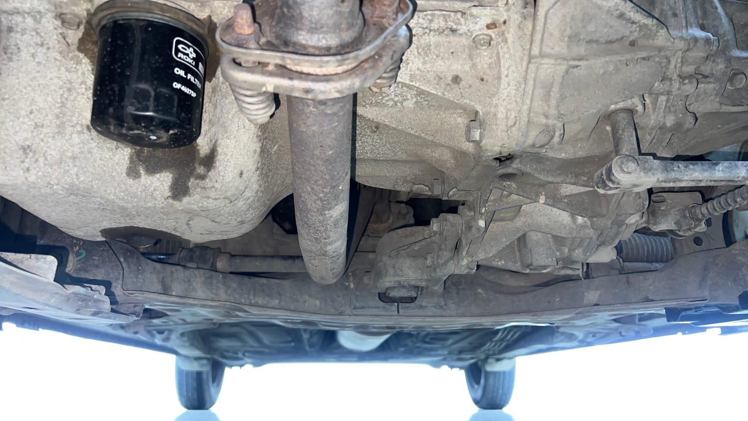 Used 2018 Maruti Suzuki Dzire VXi Petrol Manual extra FRONT LEFT UNDERBODY VIEW