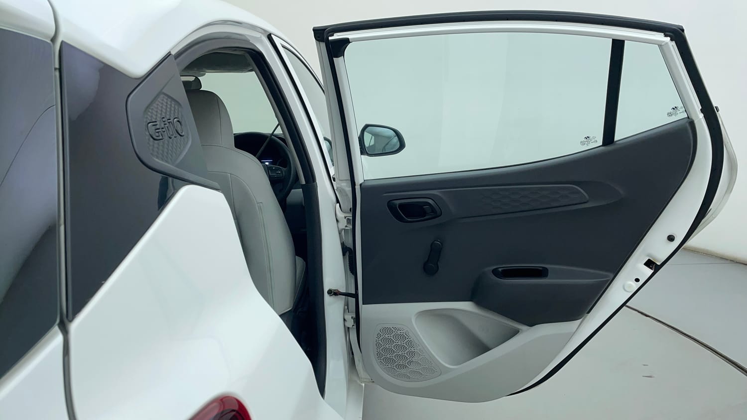 Used 2024 Hyundai Grand i10 Nios Era 1.2 Kappa Petrol Manual interior RIGHT REAR DOOR OPEN VIEW